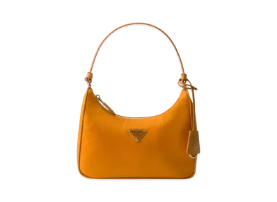 PRADA Re-Edition 2005 Re-Nylon and Saffiano Mini Bag "Amber"