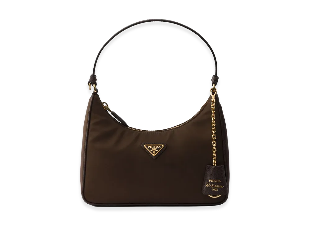 PRADA Women's Re-Nylon Re-Edition 2005 Bag "Brown"