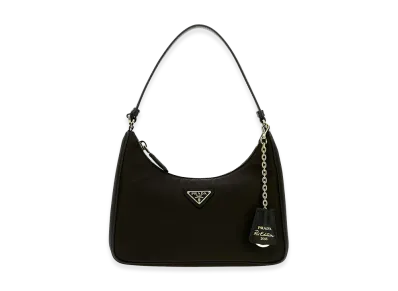 PRADA Women's Re-Edition 2005 Re-Nylon And Saffiano Mini Bag "Black"