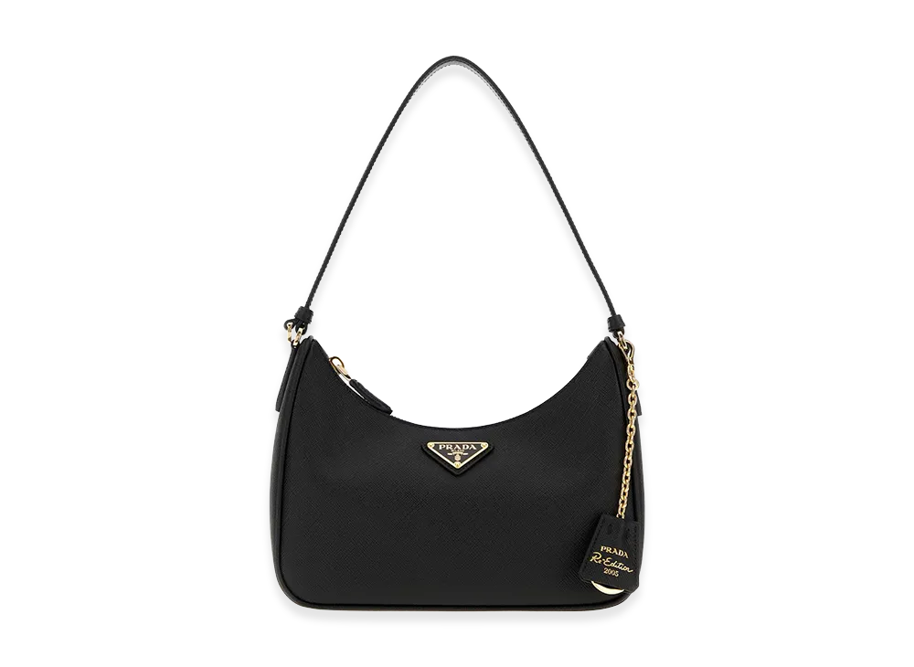 PRADA Women's Leather Re-Edition 2005 Bag "Black"