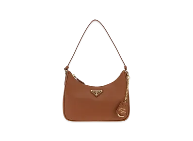 PRADA Wonen's Leather Re-Edition 2005 Shoulder Bag "Camel"