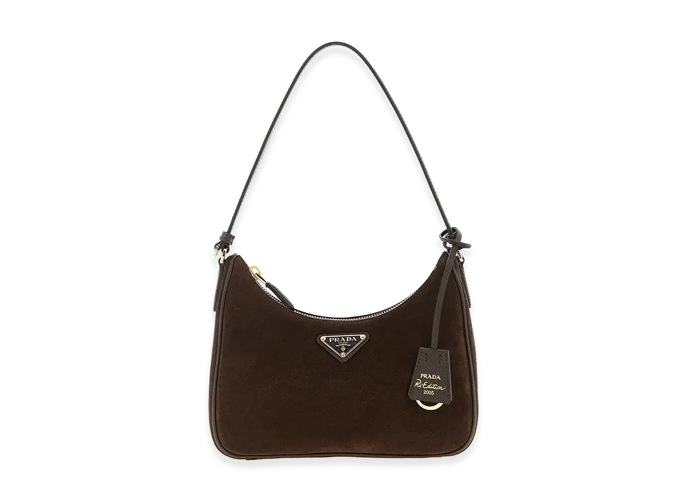 PRADA Women's Re-Edition 2005 Mini Shoulder Bag "Brown"