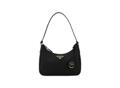 PRADA Women's Leather Re-Edition 2005 Shoulder Bag "Black"