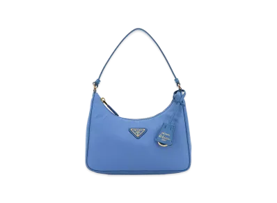 PRADA Women's Re-Nylon Re-Edition 2005 Shoulder Bag "Lightblue"