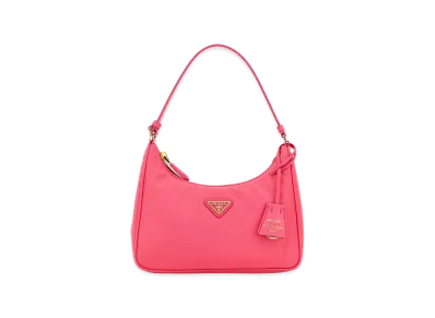 PRADA Women's Fluo Re-Nylon Re-Edition 2005 Shoulder Bag "Pink"