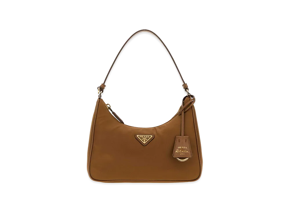 PRADA Wonen's Re-Nylon Handbag "Brandy"