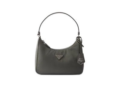 PRADA Re-Edition 2005 Re-Nylon Mini Bag "Mercury Grey"