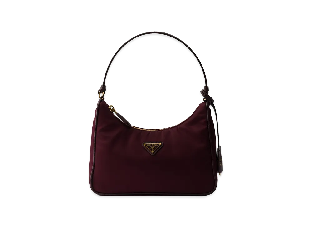 PRADA Re-Edition 2005 Re-Nylon Mini Bag "Burgundy"