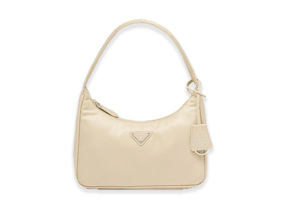 PRADA Re-Edition 2000 Re-Nylon Mini Bag "Sand beige"