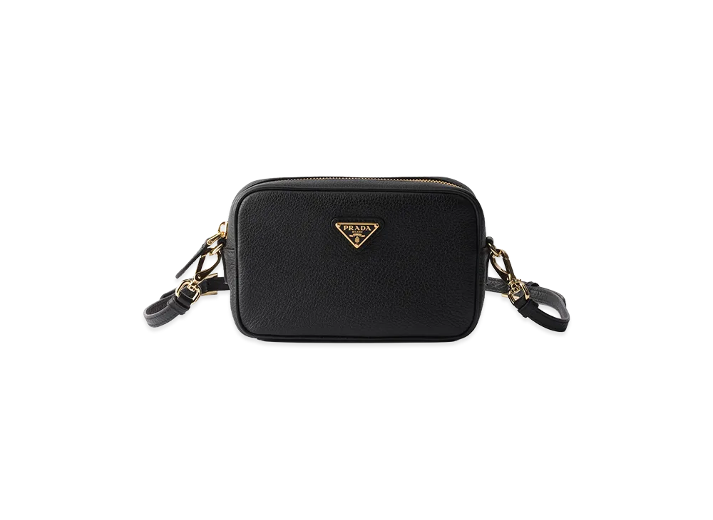 PRADA Leather Mini Bag "Black"