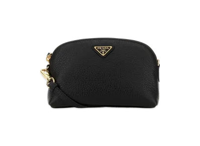 PRADA Women's Leather Crossbody Bag "Black"