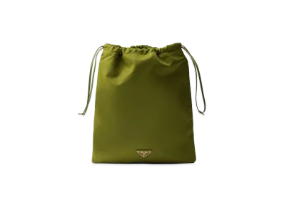 PRADA Wonen's Pouch Wish In Re-Nylon "Green"