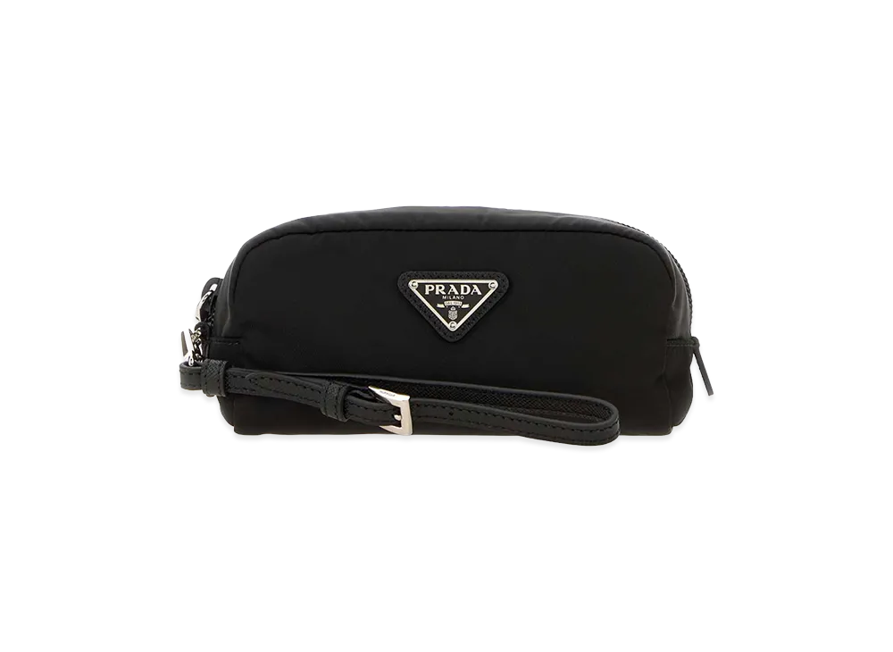 PRADA Women's Re-Nylon Pouch "Black"