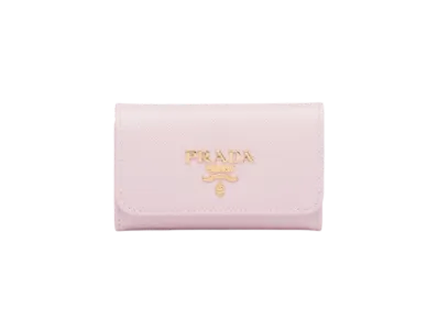 PRADA Saffiano Multicolor Key Case "Pink"
