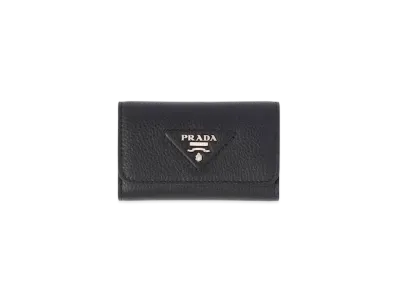 PRADA Leather Key Case "Black"