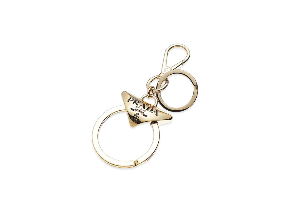 PRADA Key Ring "Oro/Nero"
