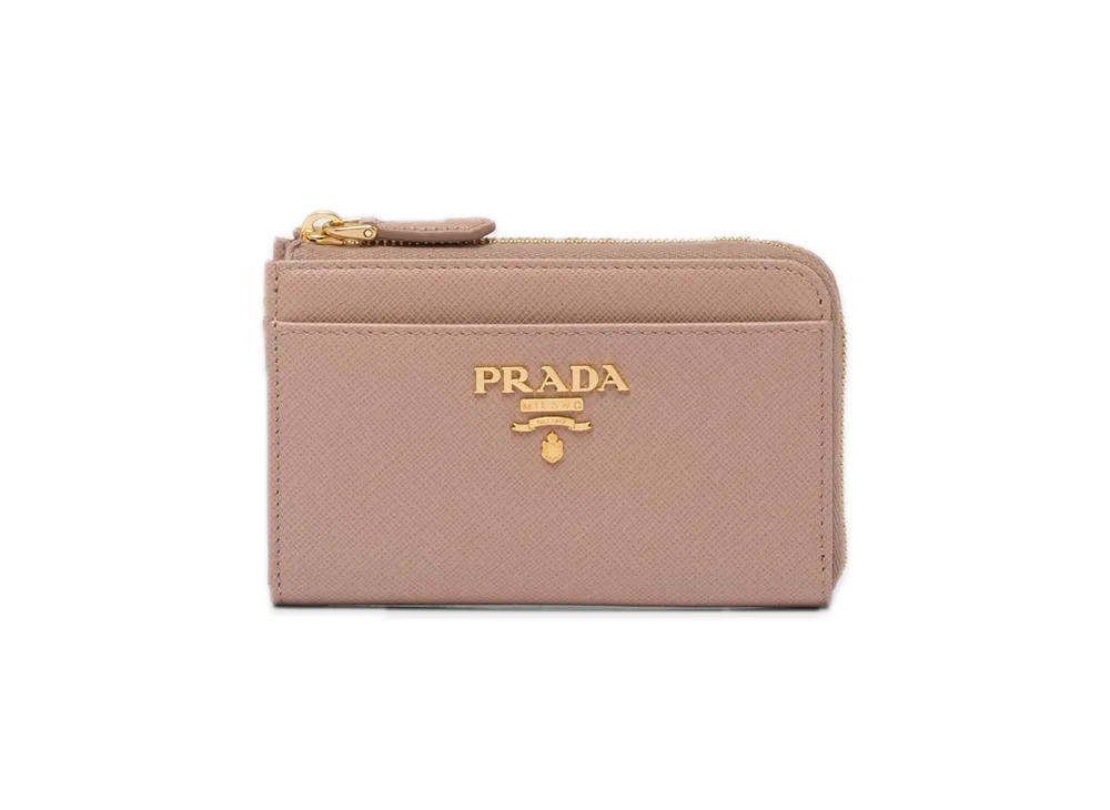 プラダ サフィアーノレザー キーケース "ピンクベージュ" 1PP122_QWA_F0236