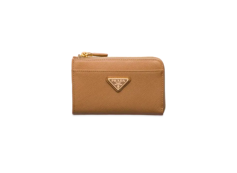 PRADA Saffiano Keychain "Natural"