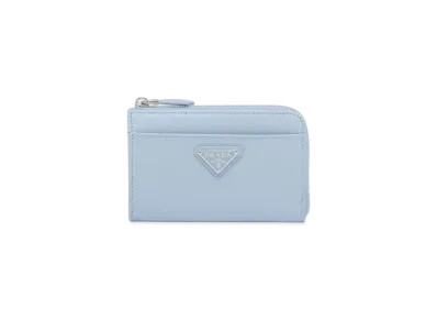 PRADA Saffiano Keychain "Light Blue"