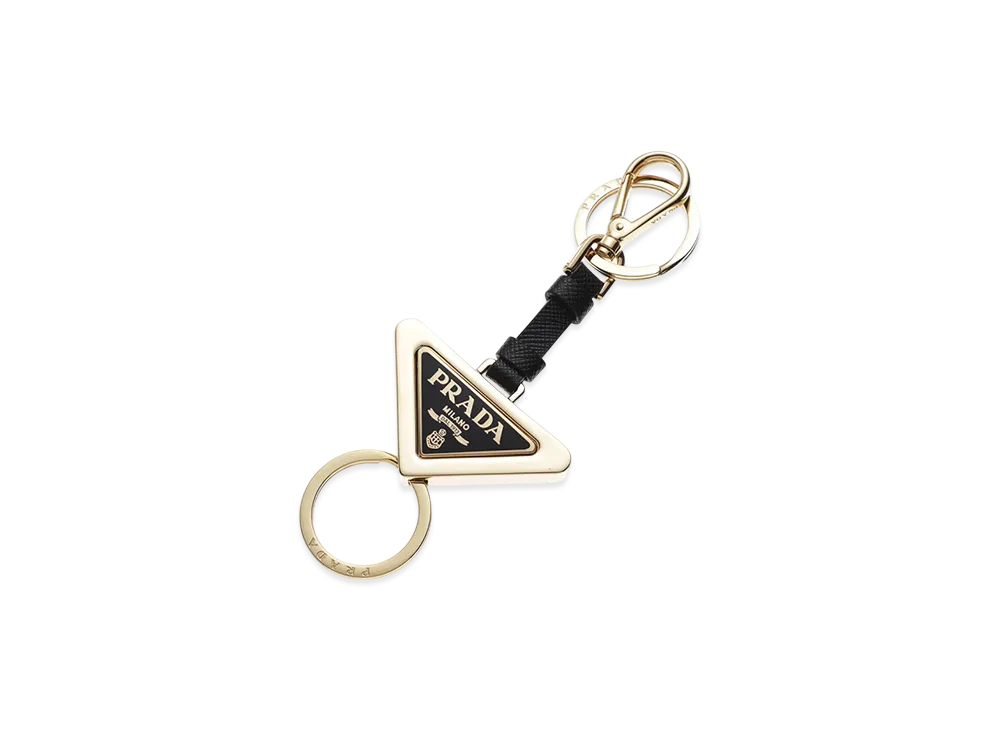 PRADA Key Ring "Oro/Nero"
