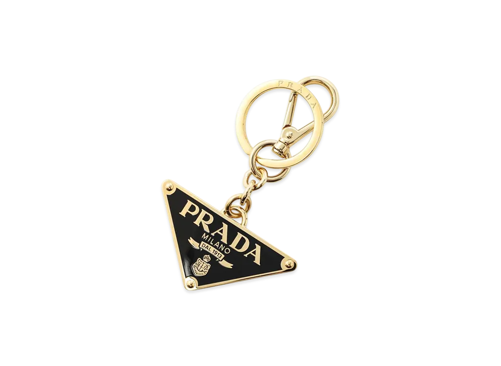 PRADA Key Ring "Oro/Nero"