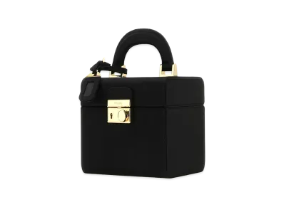 PRADA Women's Satin Jewel Case "Black"