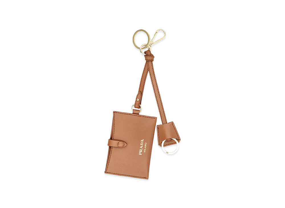 PRADA Women's Keycase "Camel"