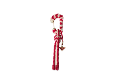 PRADA Cord Bag Pendant "Red/Ivory"