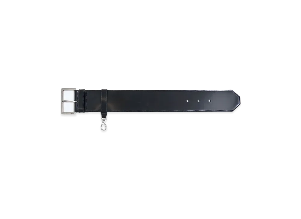 PRADA Women's Brushed Leather Sleeve "Black"