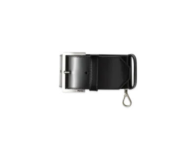 PRADA Leather Wrist Strap "Black"