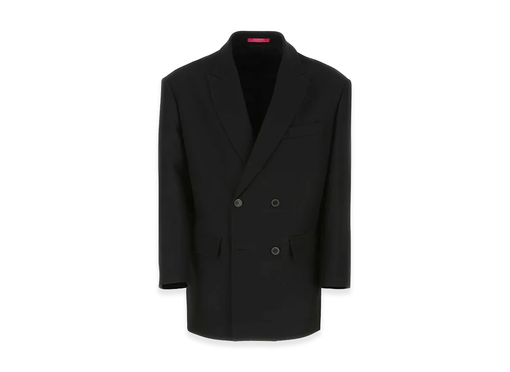 Valentino Wool Blend Blazer "Black"
