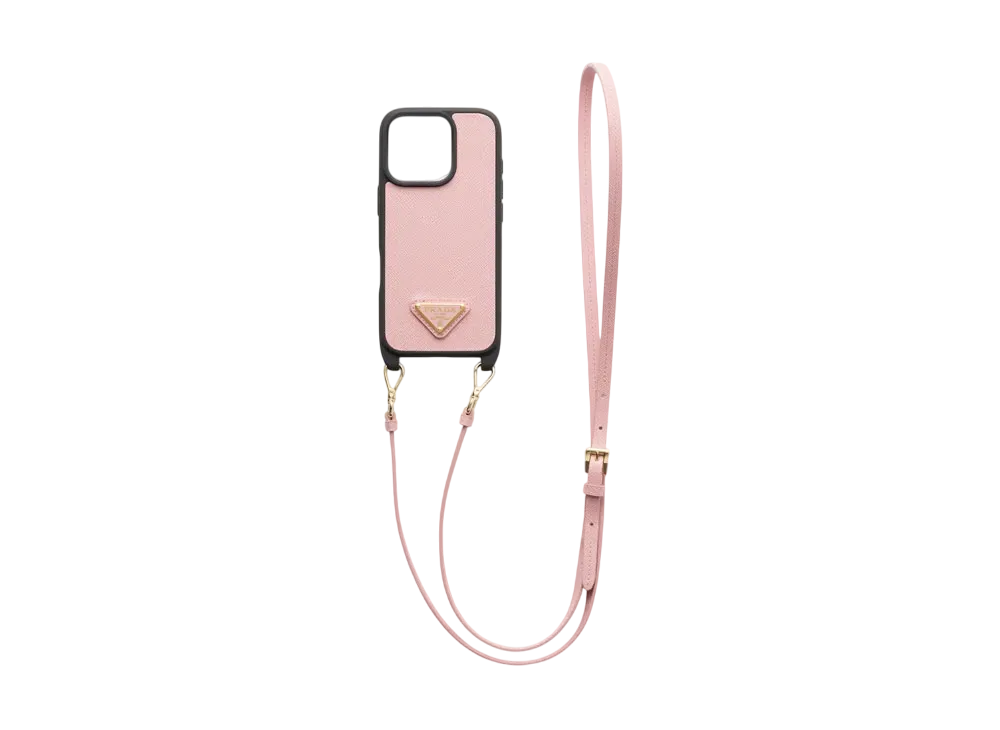 PRADA iPhone16pro ライトブルー サフィアーノ 【公式ショッピングサイト】