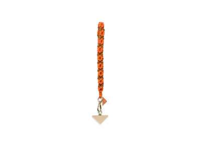 PRADA Crochet Smartphone Wristlet "Orange/Camel"