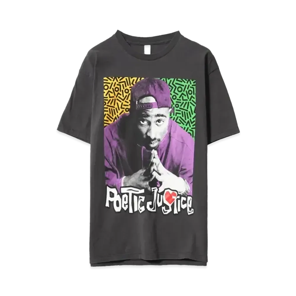 THRIFTY LOOK TEE THRIFTY "POETIC JUSTICE" TEE "BLACK"