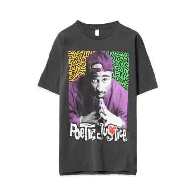 THRIFTY LOOK TEE THRIFTY "POETIC JUSTICE" TEE "BLACK"