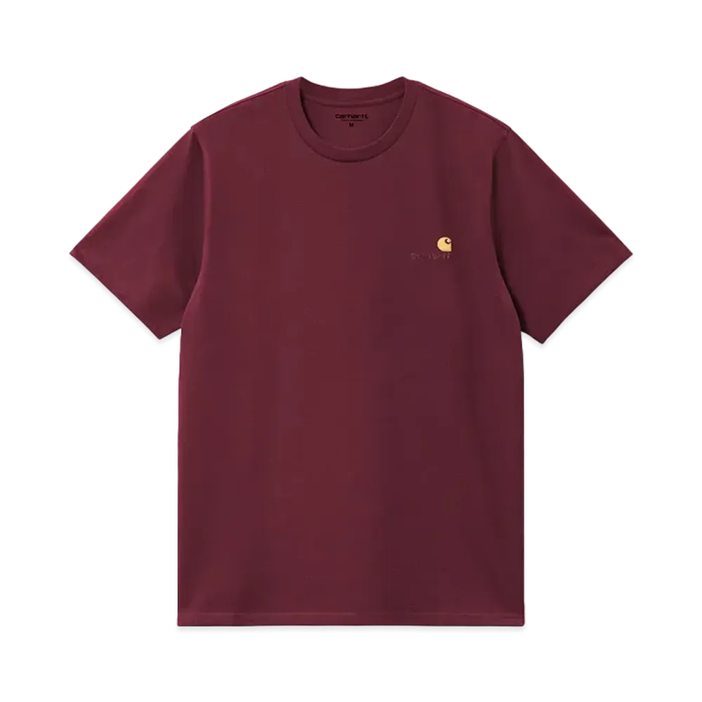 Carhartt WIP S/S American Script T-Shirt "Malbec"