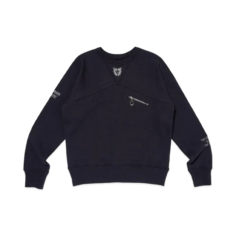 HUMAN MADE Crewneck Sweatshirt "Navy"