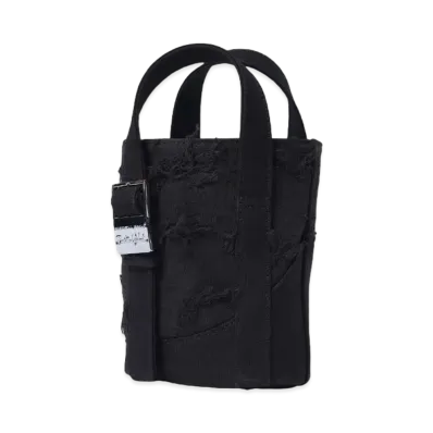EMOTIONAL WORLD Vintage Tote Bag-Mini "BLACK NAVY"