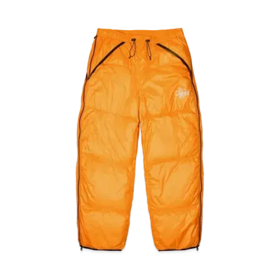 Stussy Micro Ripstop Down Pant "Orange"
