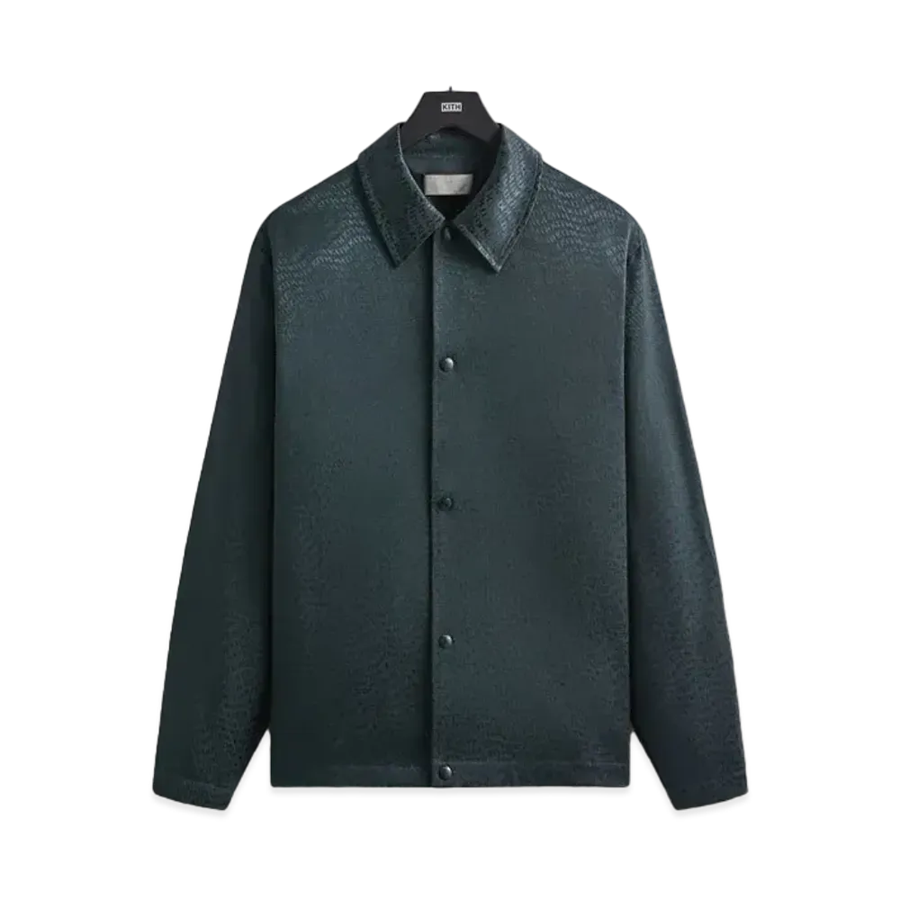 Kith Jacquard Faille Kieran Coaches Jacket "Machine"