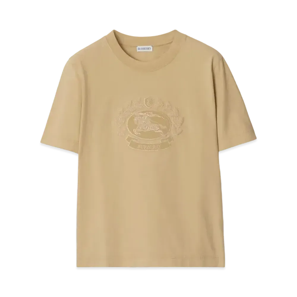 Burberry EKD Cotton T-Shirt "Flax"