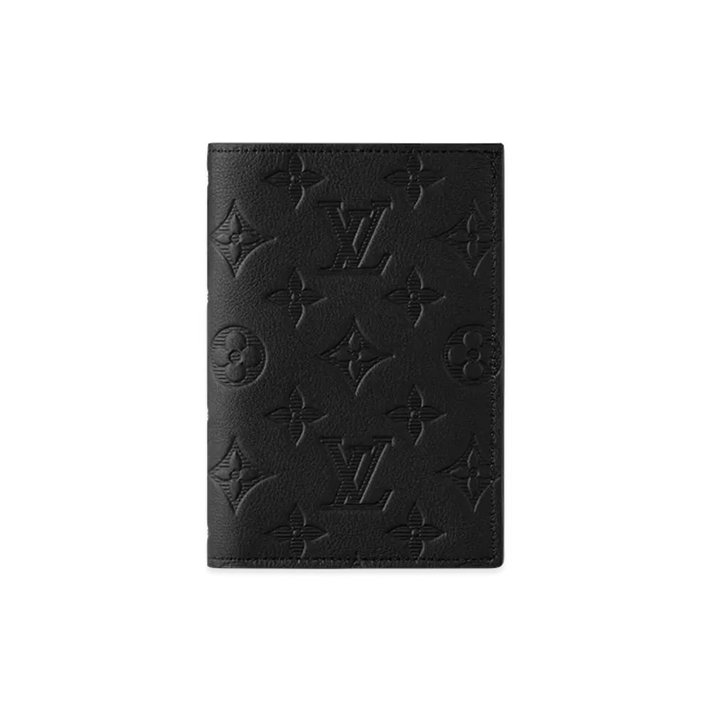 Louis Vuitton Passport Cover Couverture Passeport NM "Ultra Black"