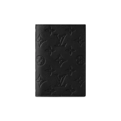 Louis Vuitton Passport Cover Couverture Passeport NM "Ultra Black"