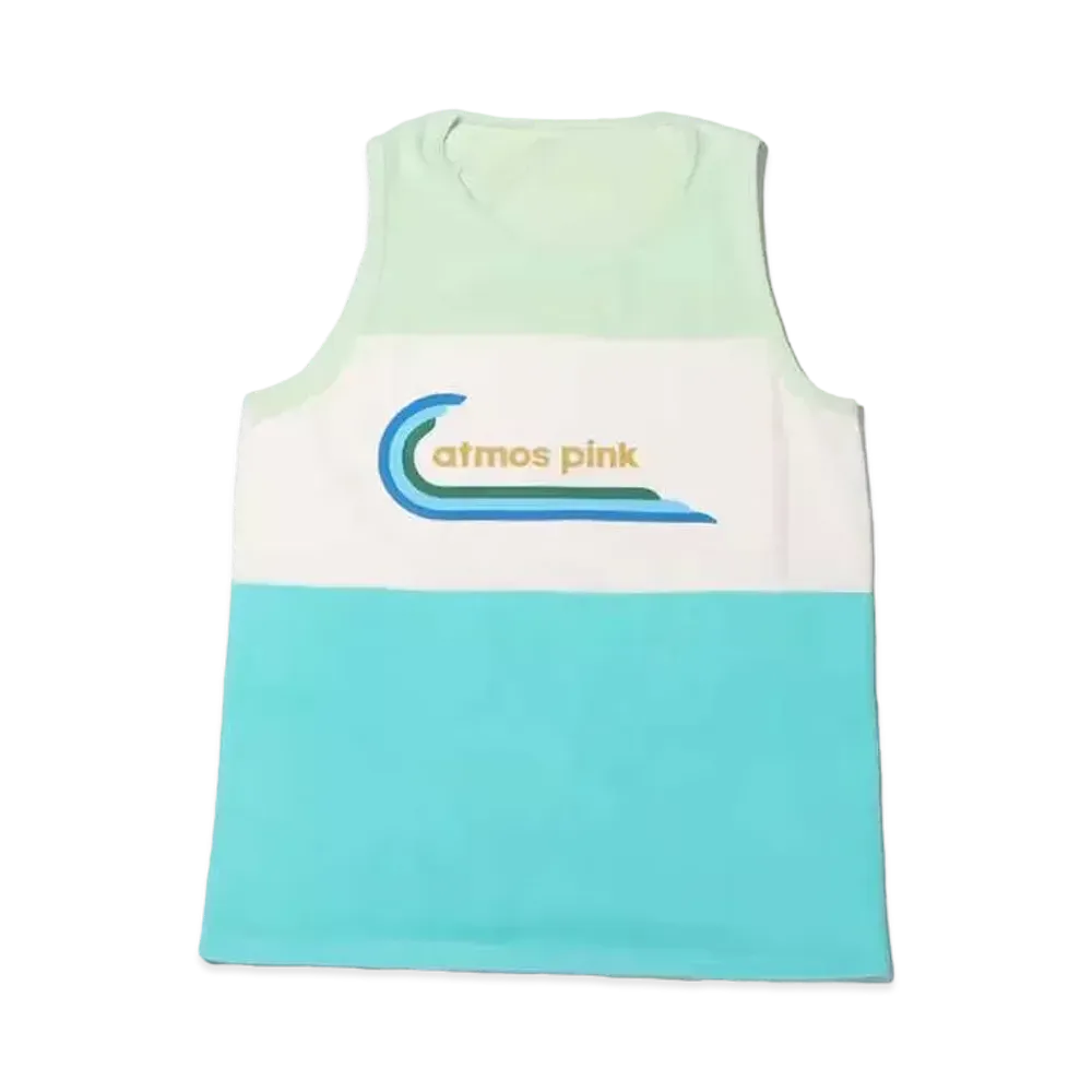 atmos pink Pile Big Tank "Green"