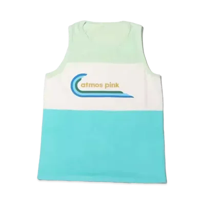 atmos pink Pile Big Tank "Green"
