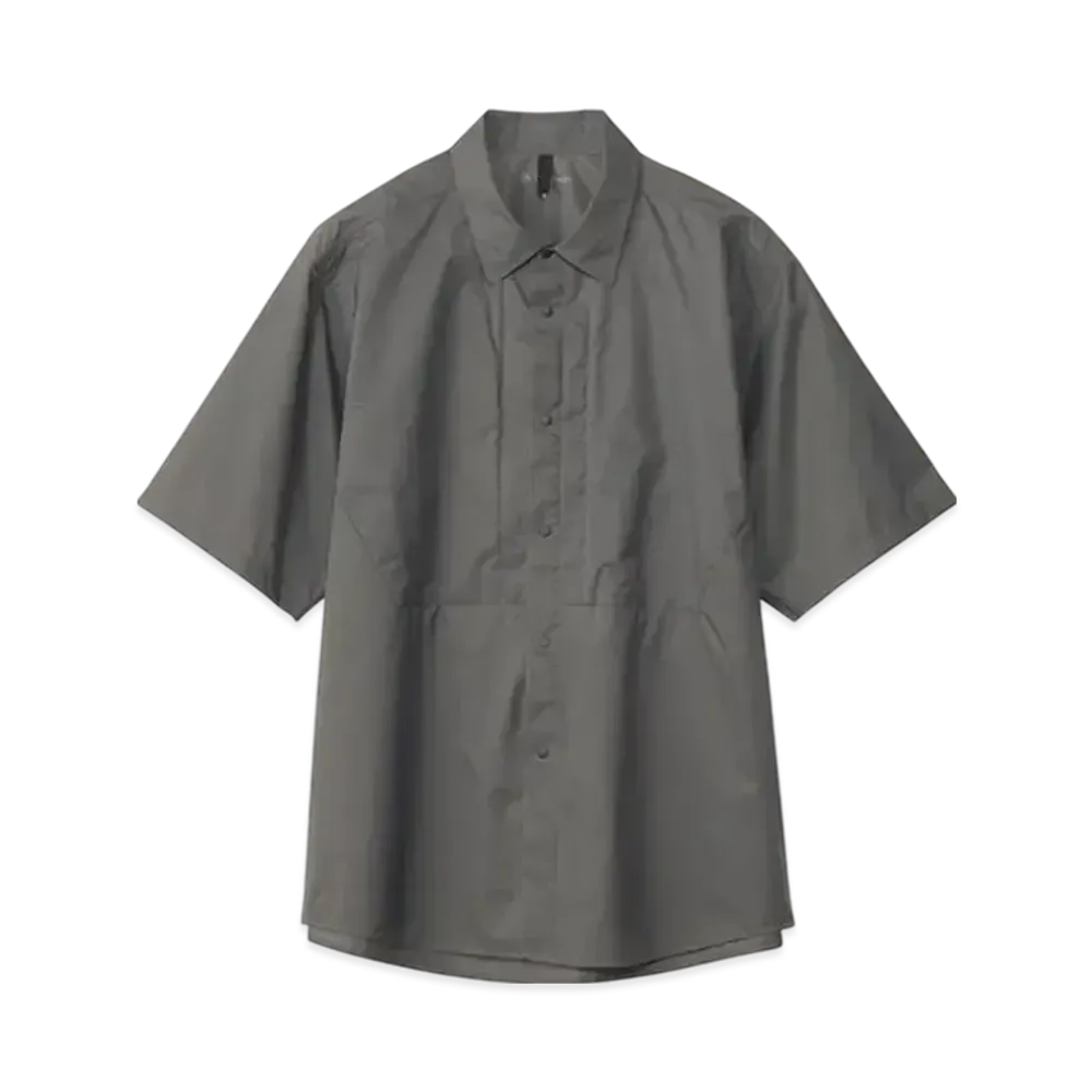 Goldwin Pertex Equilibrium Short Sleeve Wind Shirt (Unisex) "Shadow Gray"