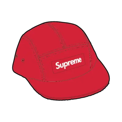 Supreme Reversible Terry Camp Cap "Red"