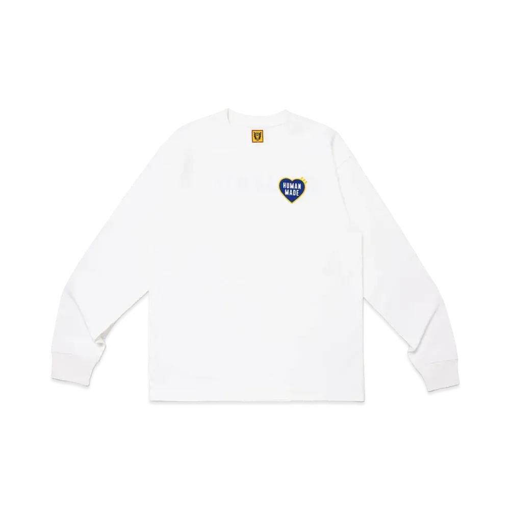 HUMAN MADE Graphic L/S T-Shirt "White"
