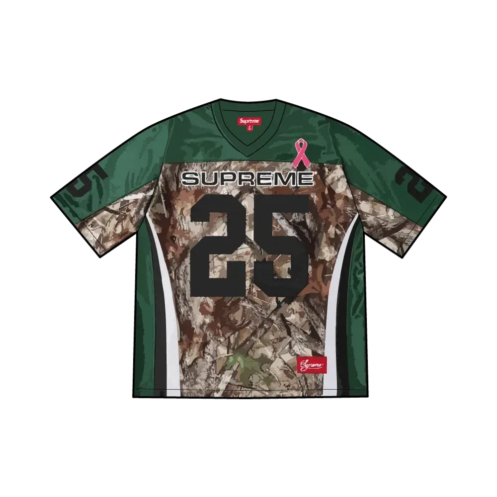 Supreme Breast Cancer Awareness Football Jersey "Green"