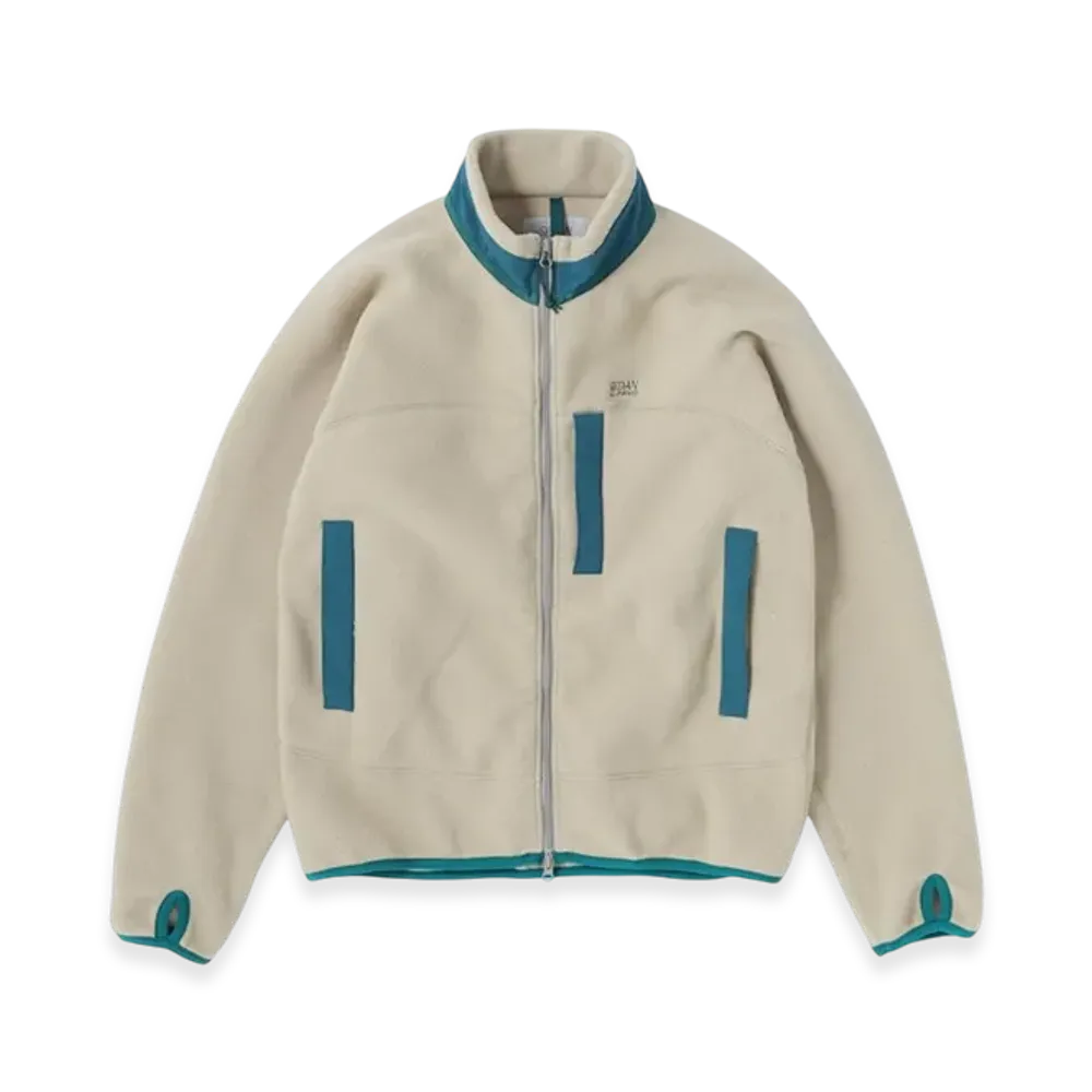 SEDAN ALL-PURPOSE Fleece Full Zip Jacket "Light Beige"